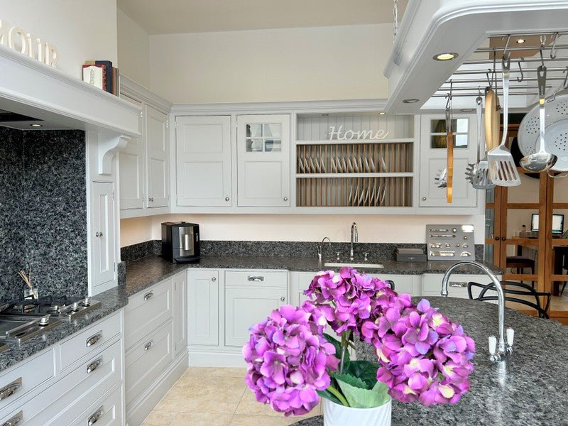 Ex Display Kitchen - Inframe Painted Kitchen, With Granite Worktops and Appliances