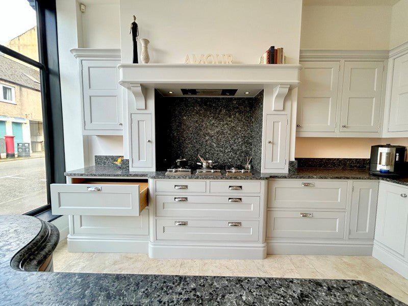 Ex Display Kitchen - Inframe Painted Kitchen, With Granite Worktops and Appliances