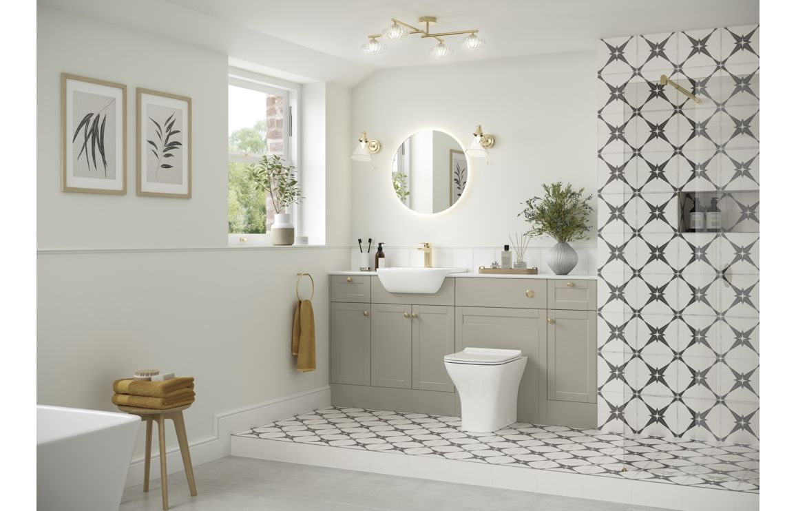 Montana - Basin, WC & 1 Door Unit Pack - 1542mm