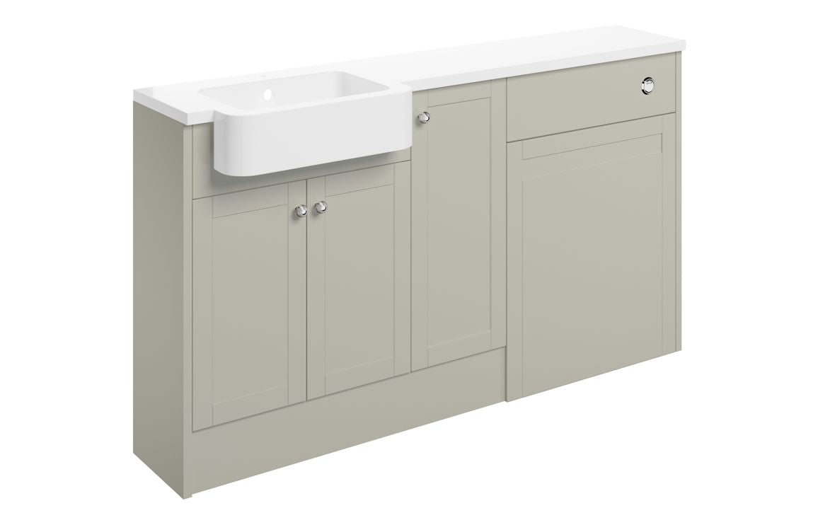 Montana - Basin, WC & 1 Door Unit Pack - 1542mm