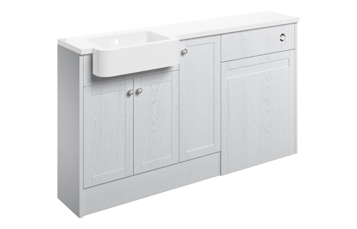 Montana - Basin, WC & 1 Door Unit Pack - 1542mm