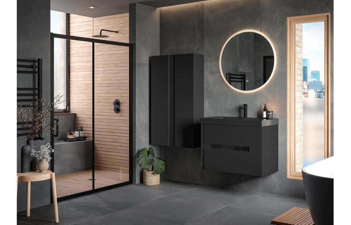 Duality - Wall Hung 2 Drawer Basin Unit & Co-ordinating Basin - 605mm