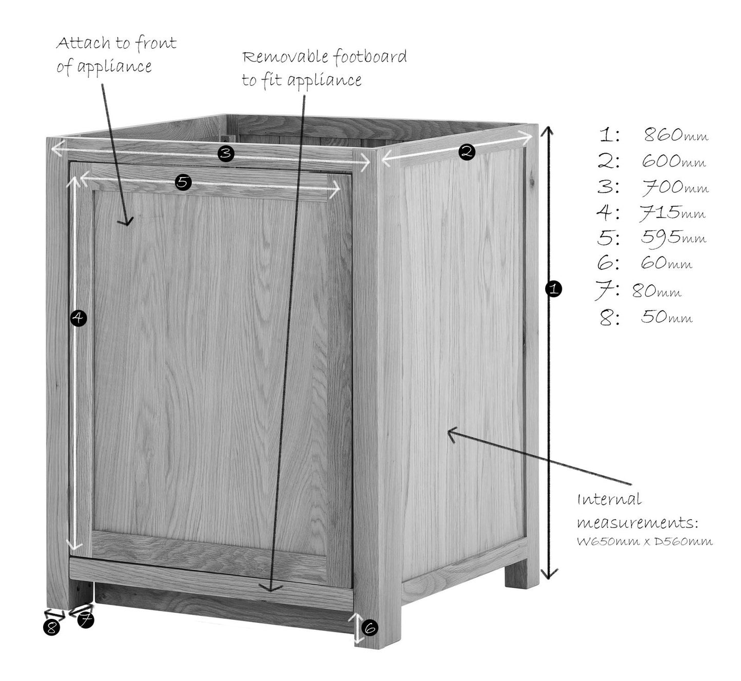 Appliance Cabinet - 700mm