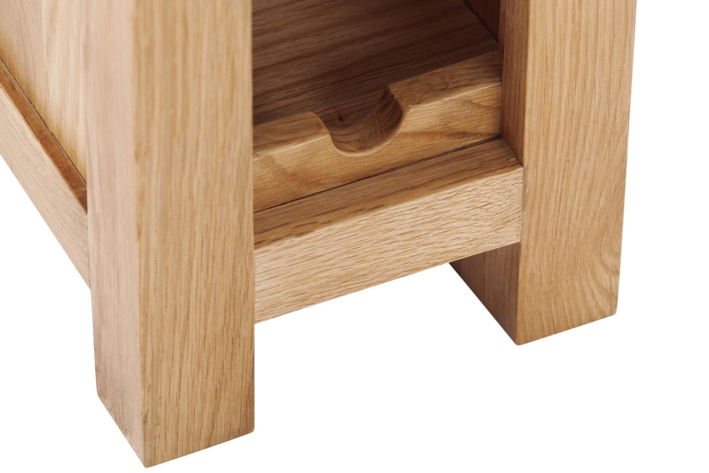Wine Rack Base with back stop wall - 220mm