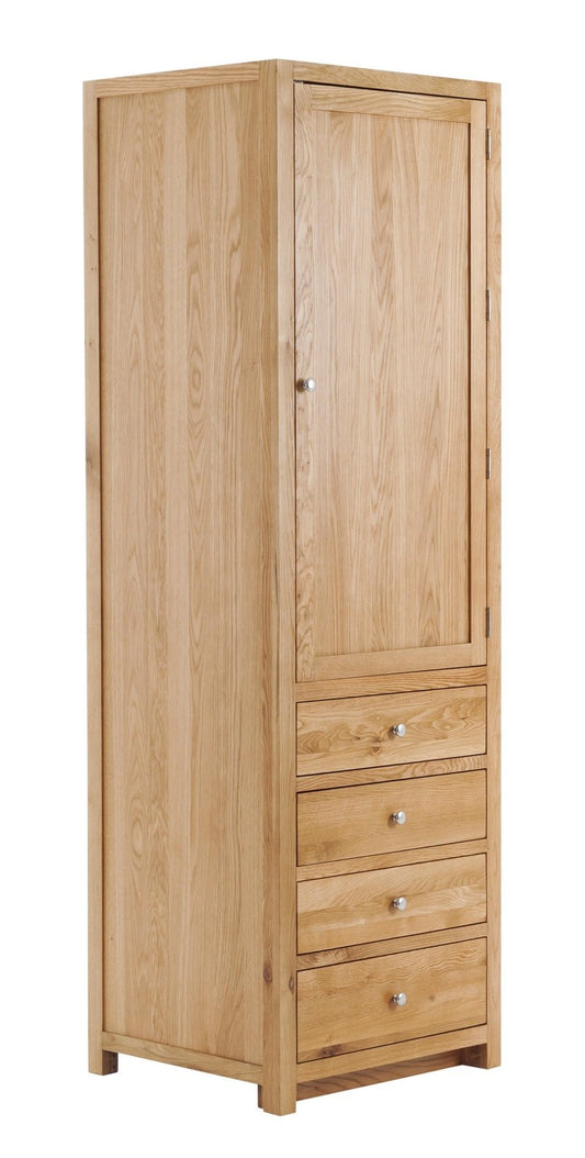 1 Door 4 Drawer Tall Larder Cabinet with soft close drawers - 690mm