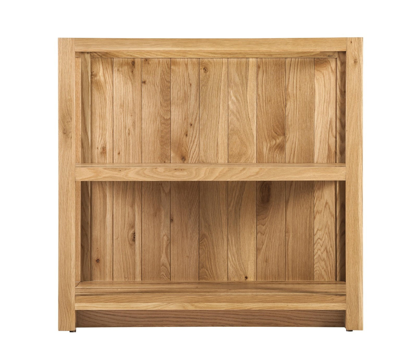Open Base End - Slatted Shelf Cabinet