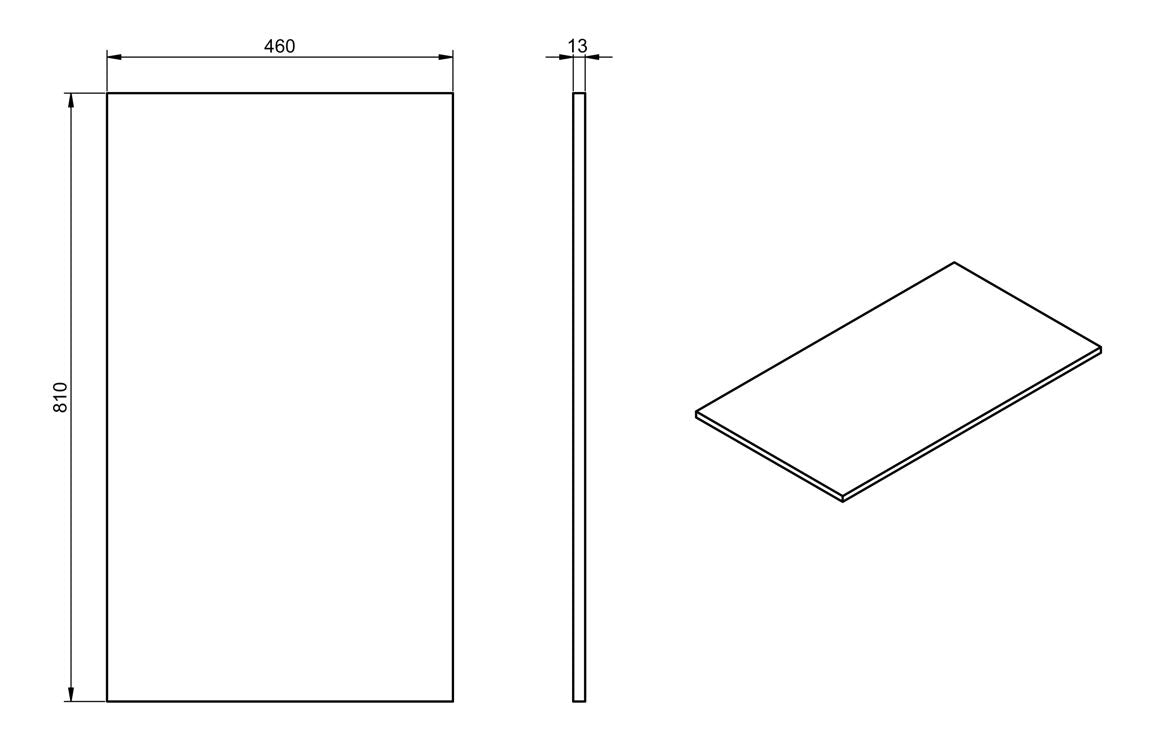 Edge - 800mm Wall Hung 2 Drawer Basin Unit & Top