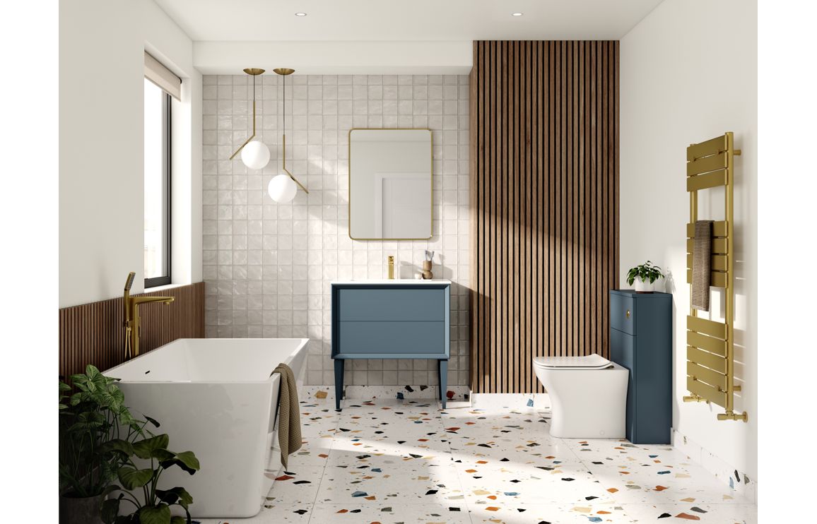 Edge - 800mm Wall Hung 2 Drawer Basin Unit & Top