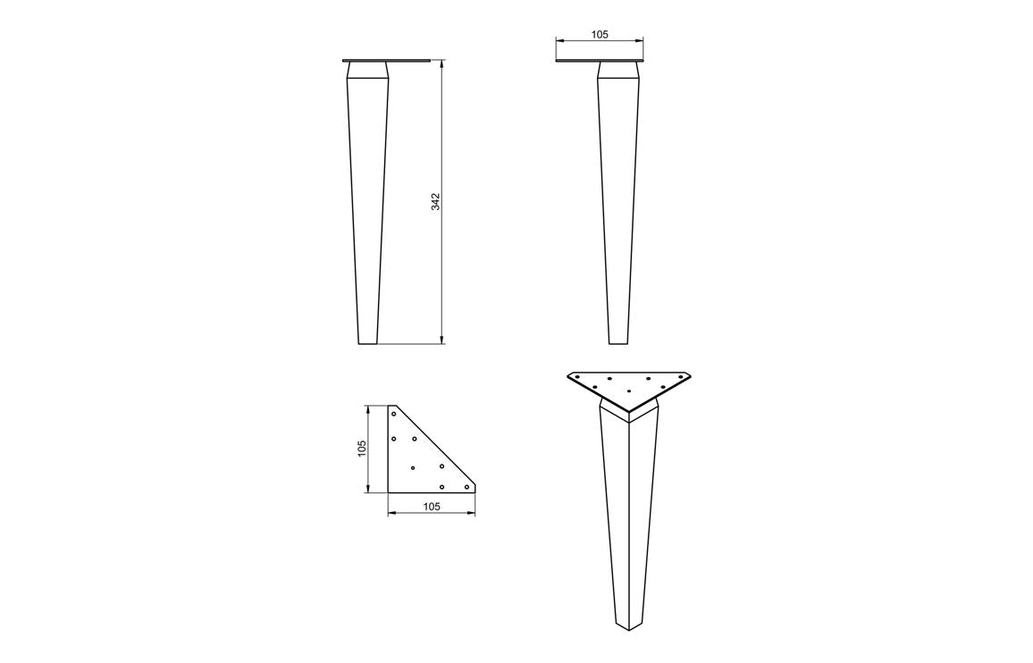 Edge - Set of Two Legs