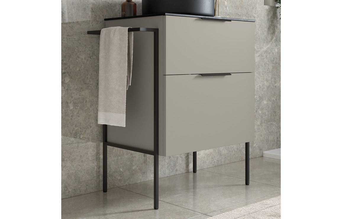 Varsity - Wall Hung 2 Drawer Basin Unit & Basin - 810mm