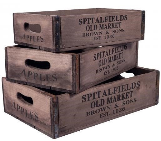 Spitalfields Market Boxes - Set of 3