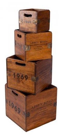 Abbey Road - Set of 4 Record/Storage Boxes