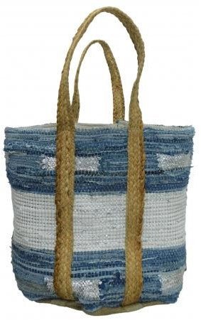Recycled Denim Handbag - 2 Size Options