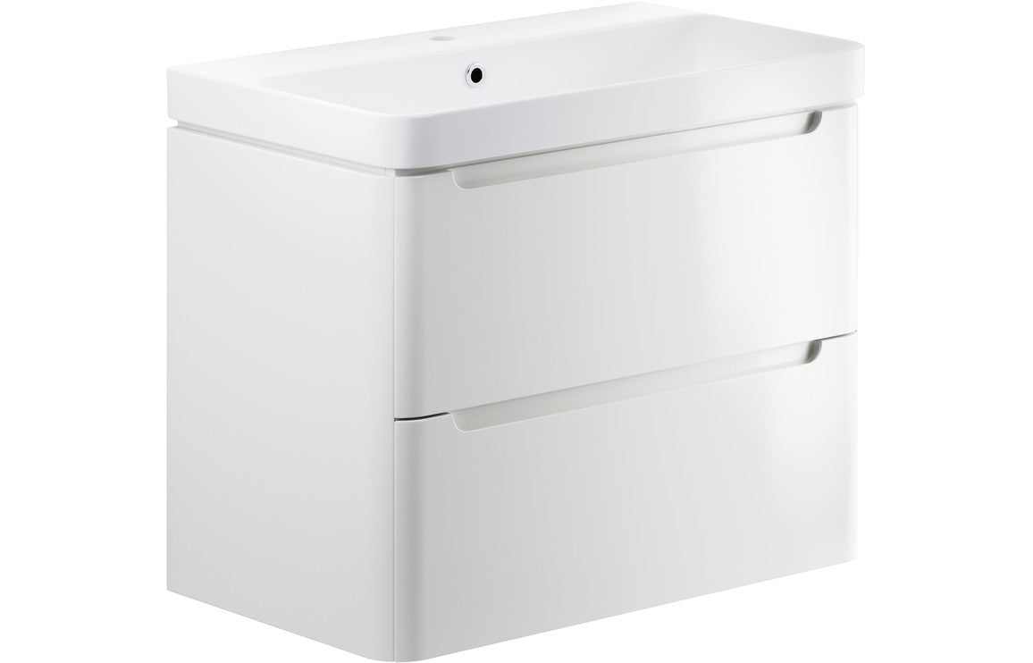 Grace - 2 Drawer Wall Hung Basin Unit - 800mm
