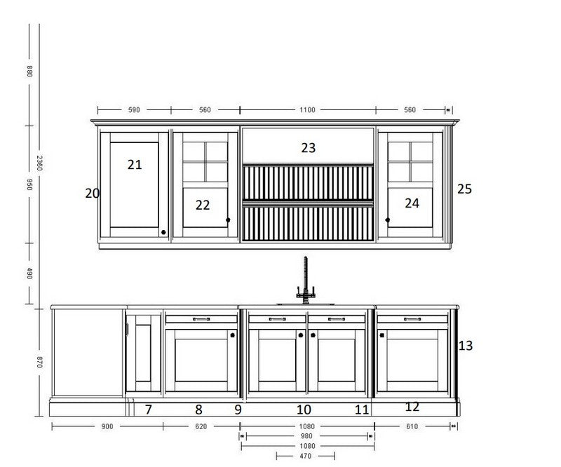 Ex Display Kitchen - Inframe Painted Kitchen, With Granite Worktops and Appliances