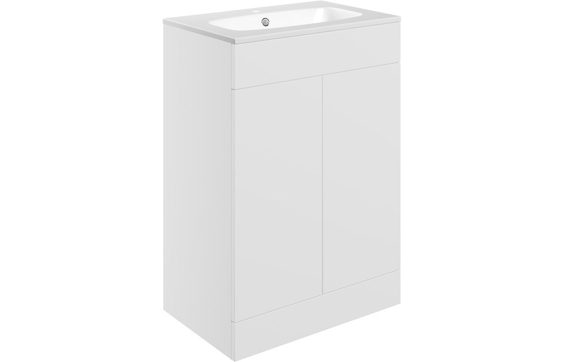 Varsity - Floor Standing 2 Door Basin Unit & Basin  - 615mm
