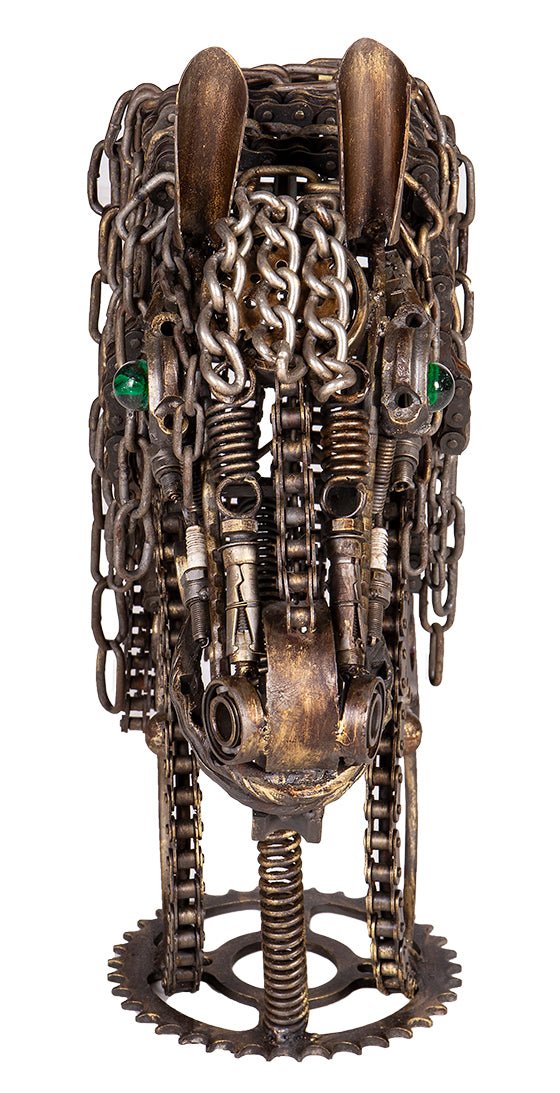 Wrought Iron Horse Head Sculpture