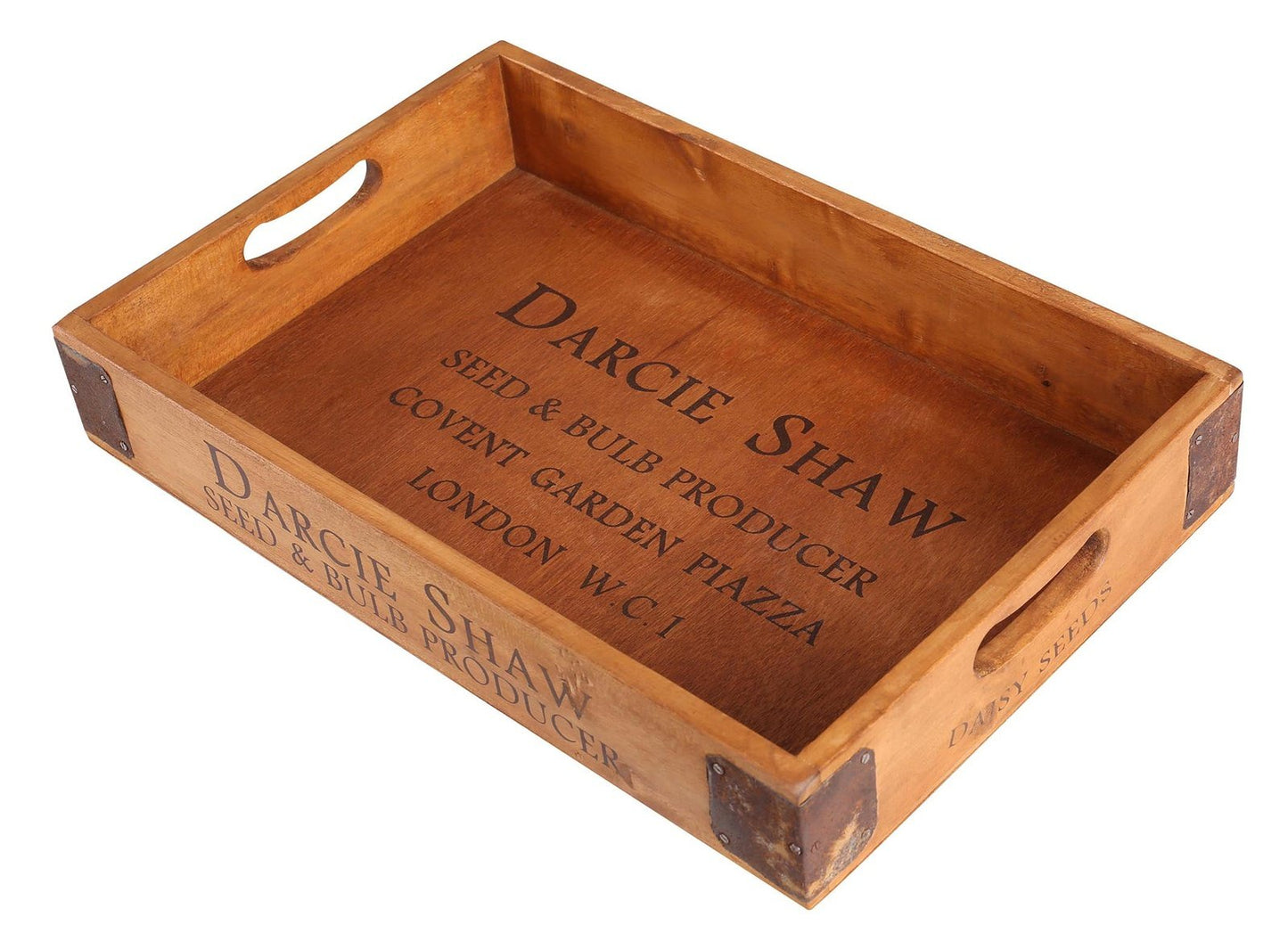 Brancaster Mussels - Set of 3 Vintage Wooden Serving Trays