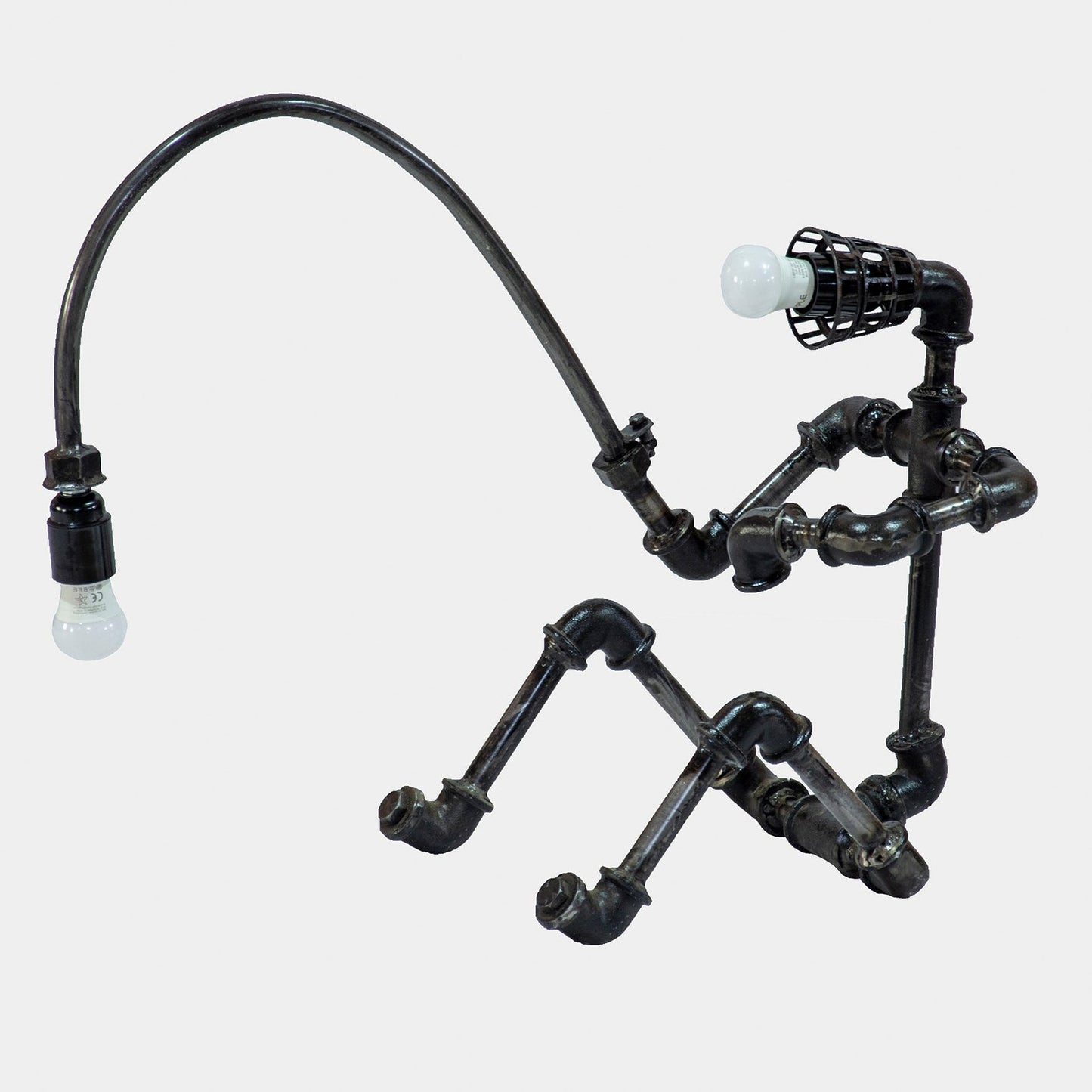 Reclaimed Parts Robot Table Lamp - Gone Fishing
