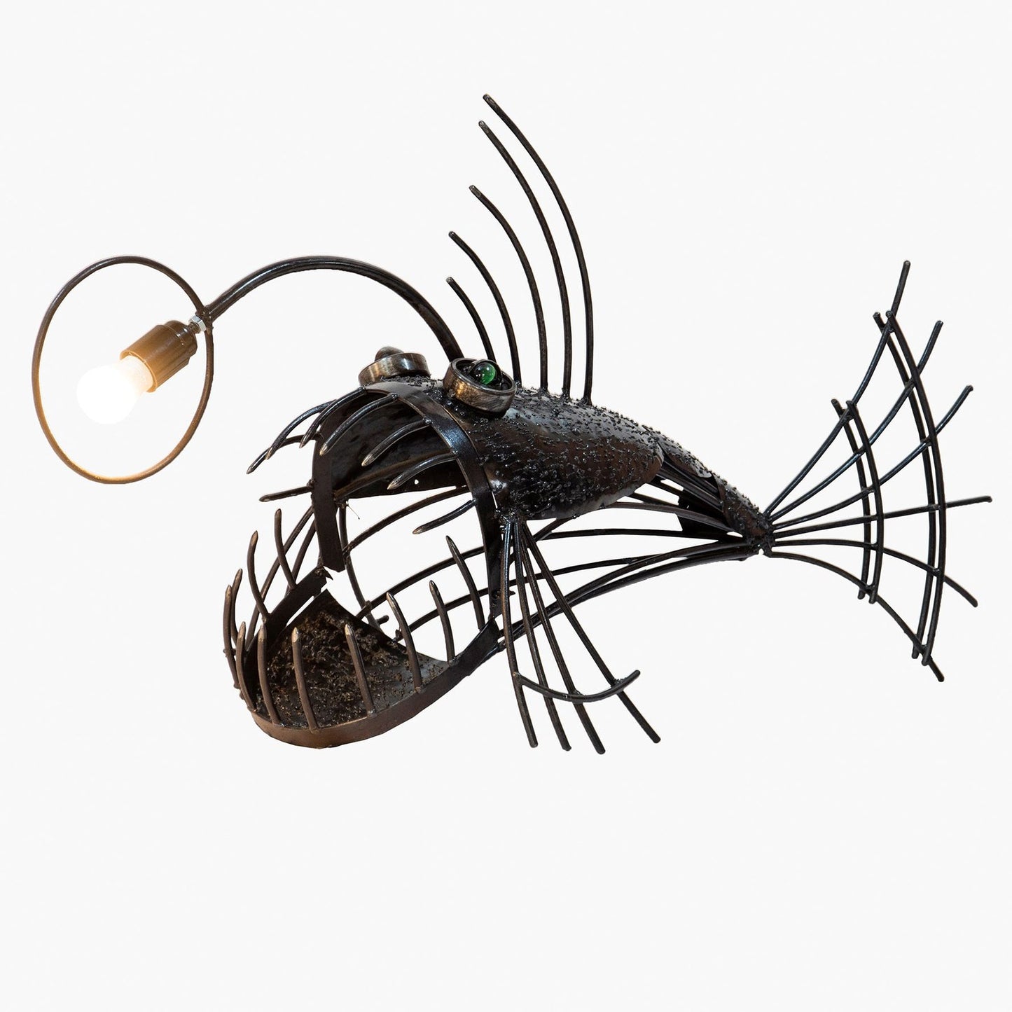 Reclaimed Parts Anglerfish Table Lamp - Comes To Light