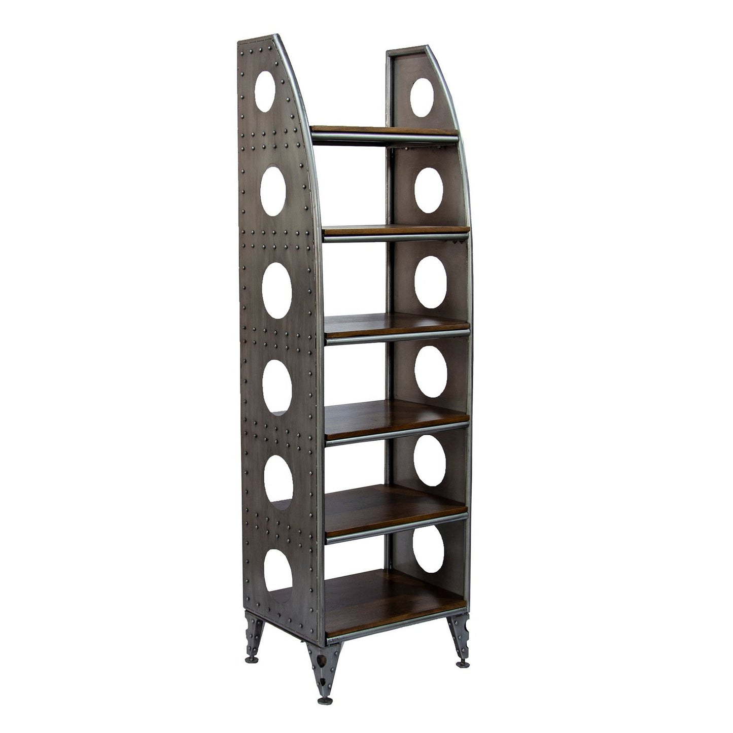 Reclaimed Iron Aviation Design - Bookshelf - 2m