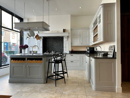 Ex Display Kitchen - Inframe Painted Kitchen, With Granite Worktops and Appliances