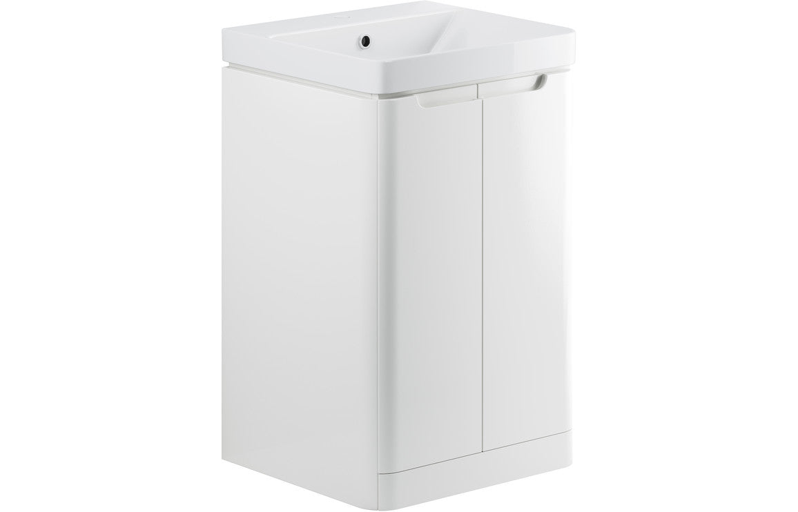 Grace - 2 Door Floor Standing Cloakroom Basin Unit - 500mm