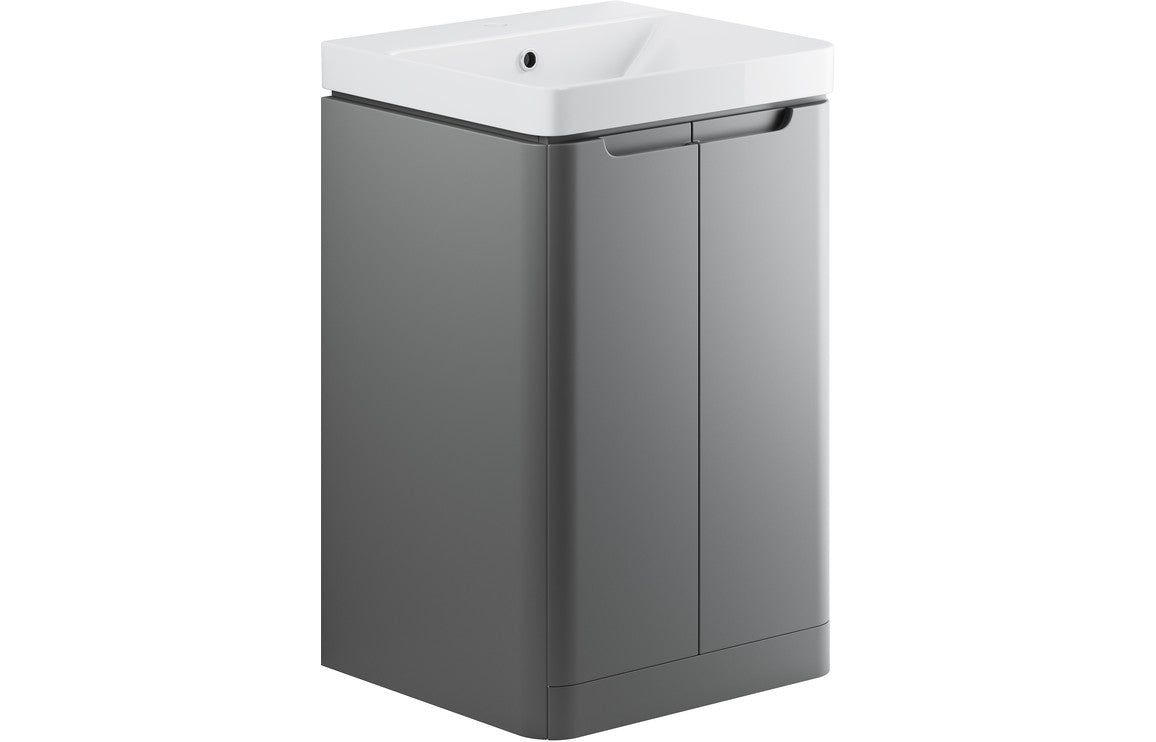 Grace - 2 Door Floor Standing Cloakroom Basin Unit - 500mm