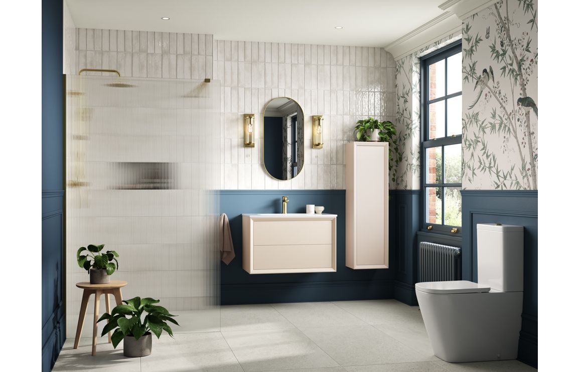 Edge - 600mm Wall Hung 2 Drawer Basin Unit & Top
