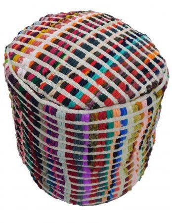 Pouf  - Eco Friendly - 40 x 40 x 42cm