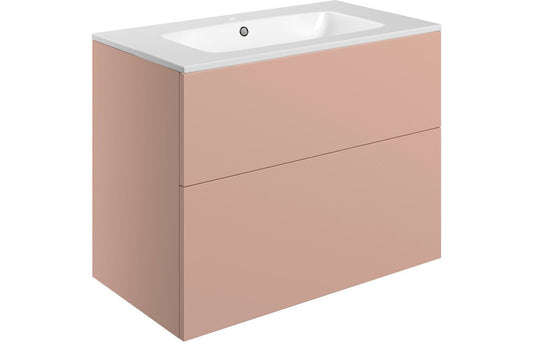 Varsity - Wall Hung 2 Drawer Basin Unit & Basin - 810mm