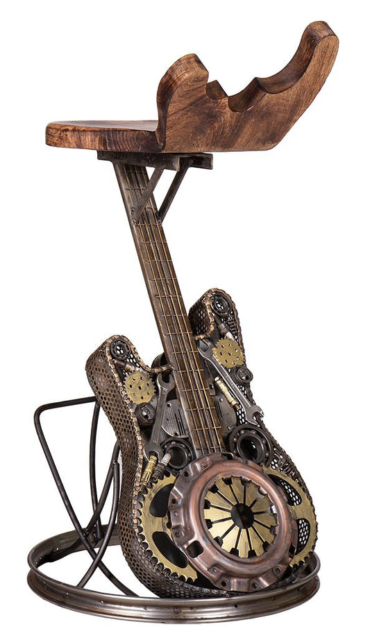 Wrought Iron Guitar Stool/Chair
