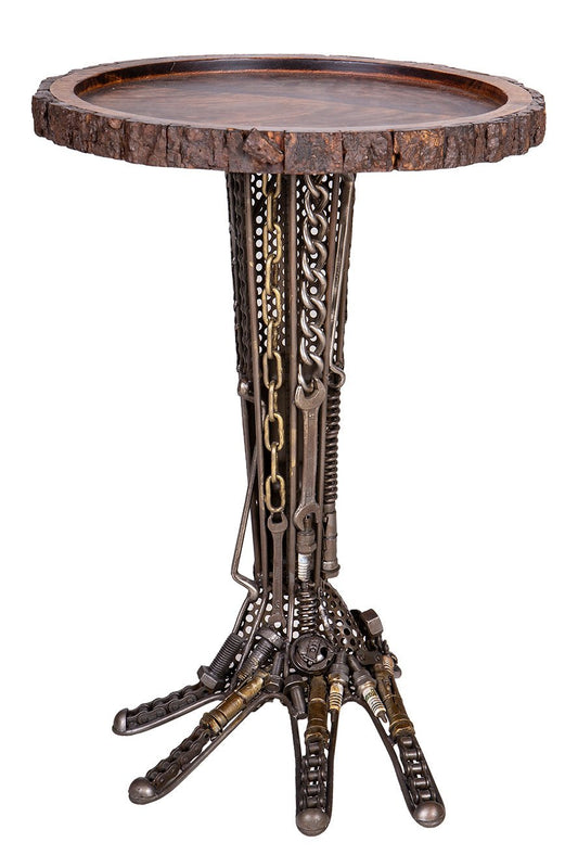 Wrought Iron Hand Table