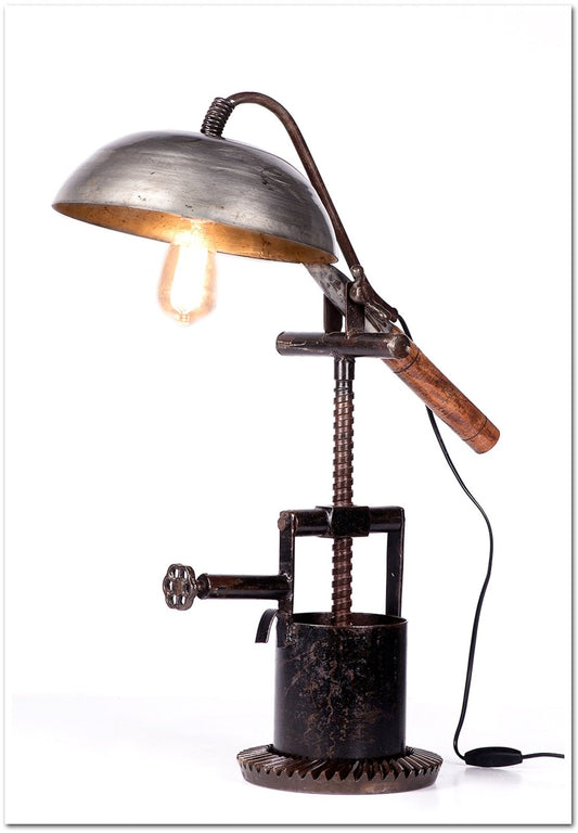 Iron Pan Table Lamp