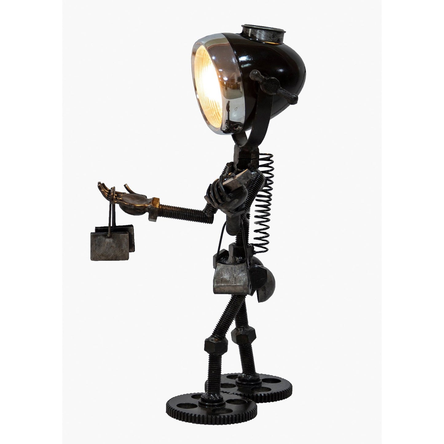 Reclaimed Parts Robot Table Lamp - Gone Shopping
