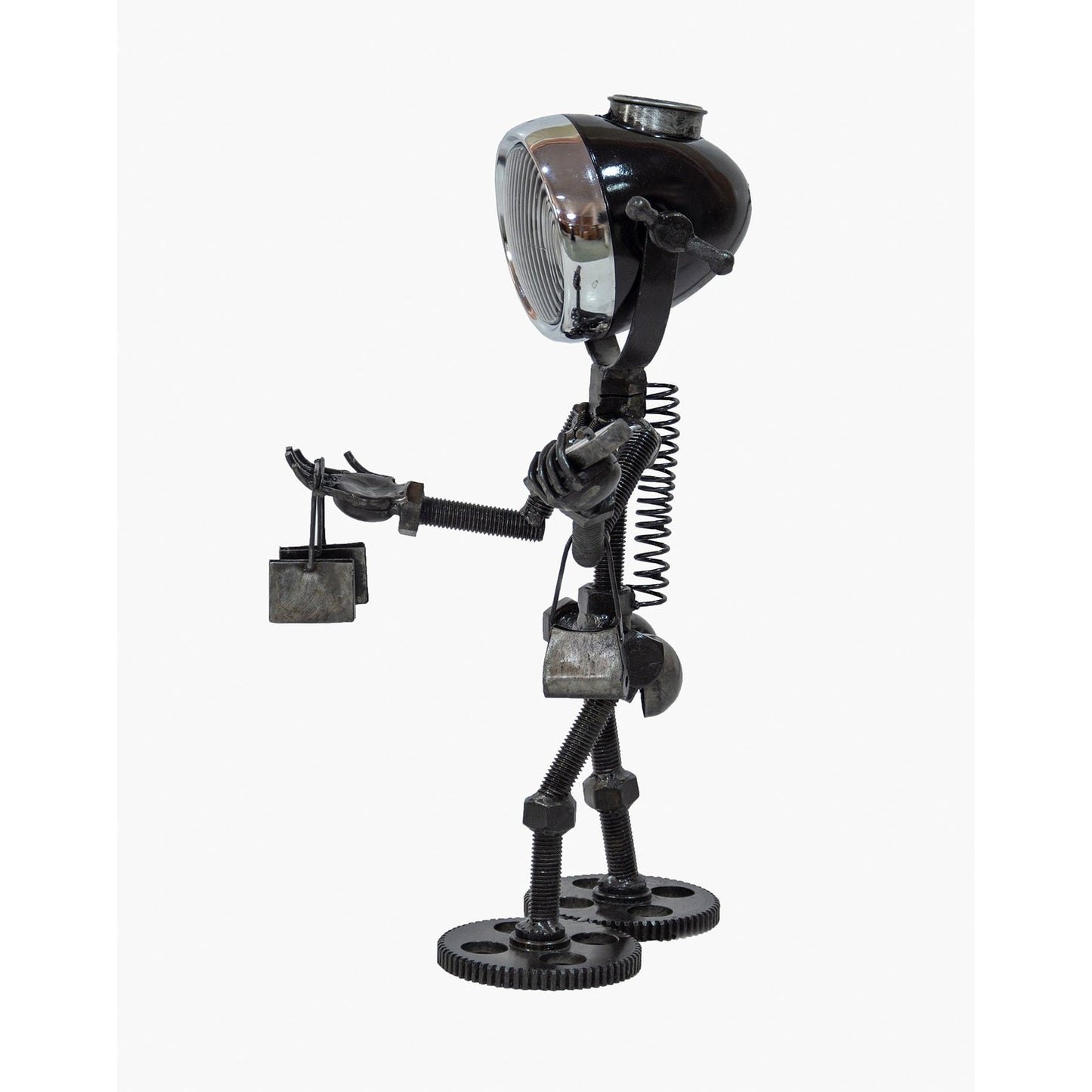 Reclaimed Parts Robot Table Lamp - Gone Shopping