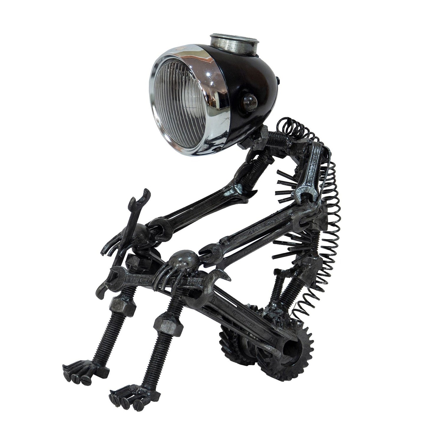 Reclaimed Parts Robot Table Lamp - A Long Wait