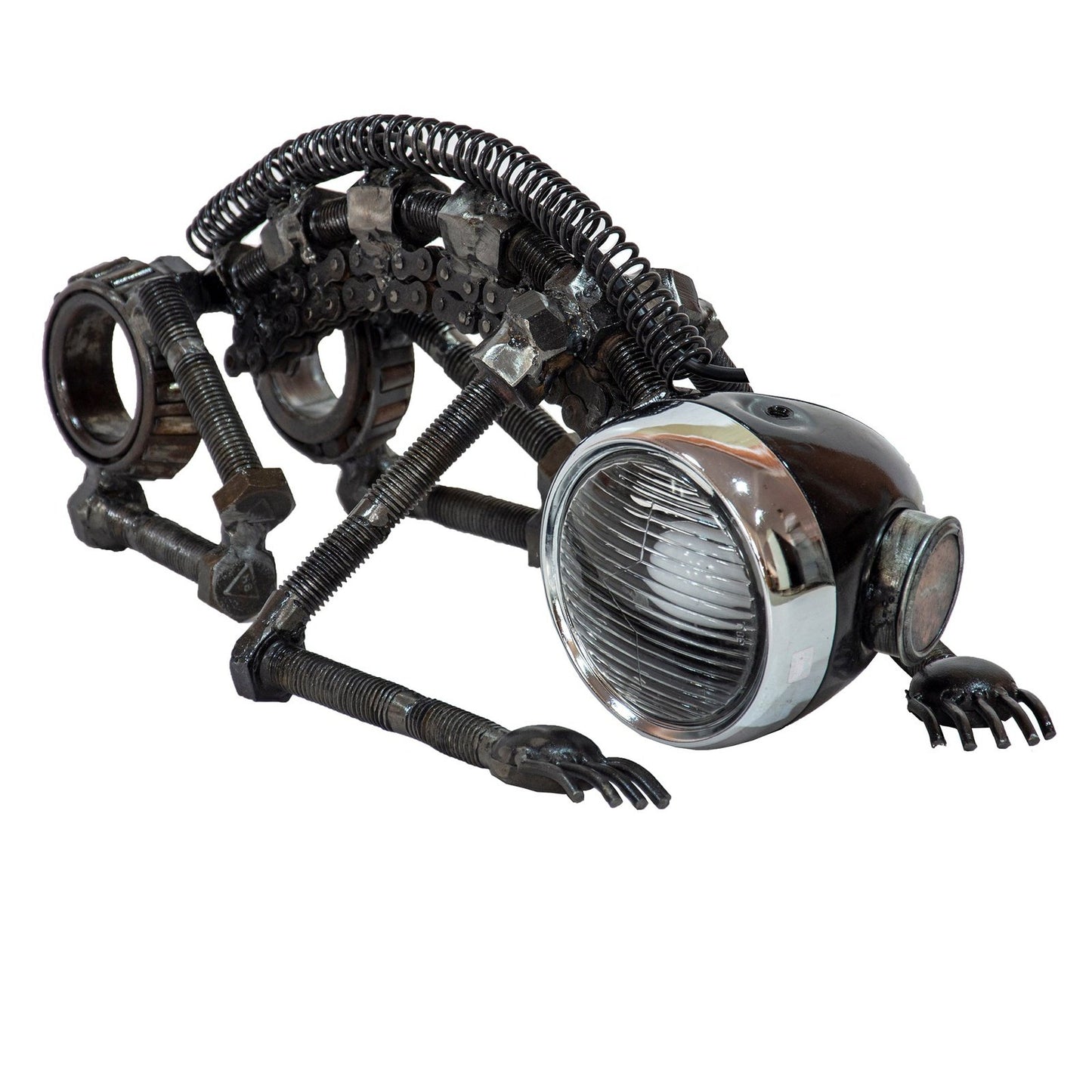 Reclaimed Parts Robot Table Lamp - Time To Pray